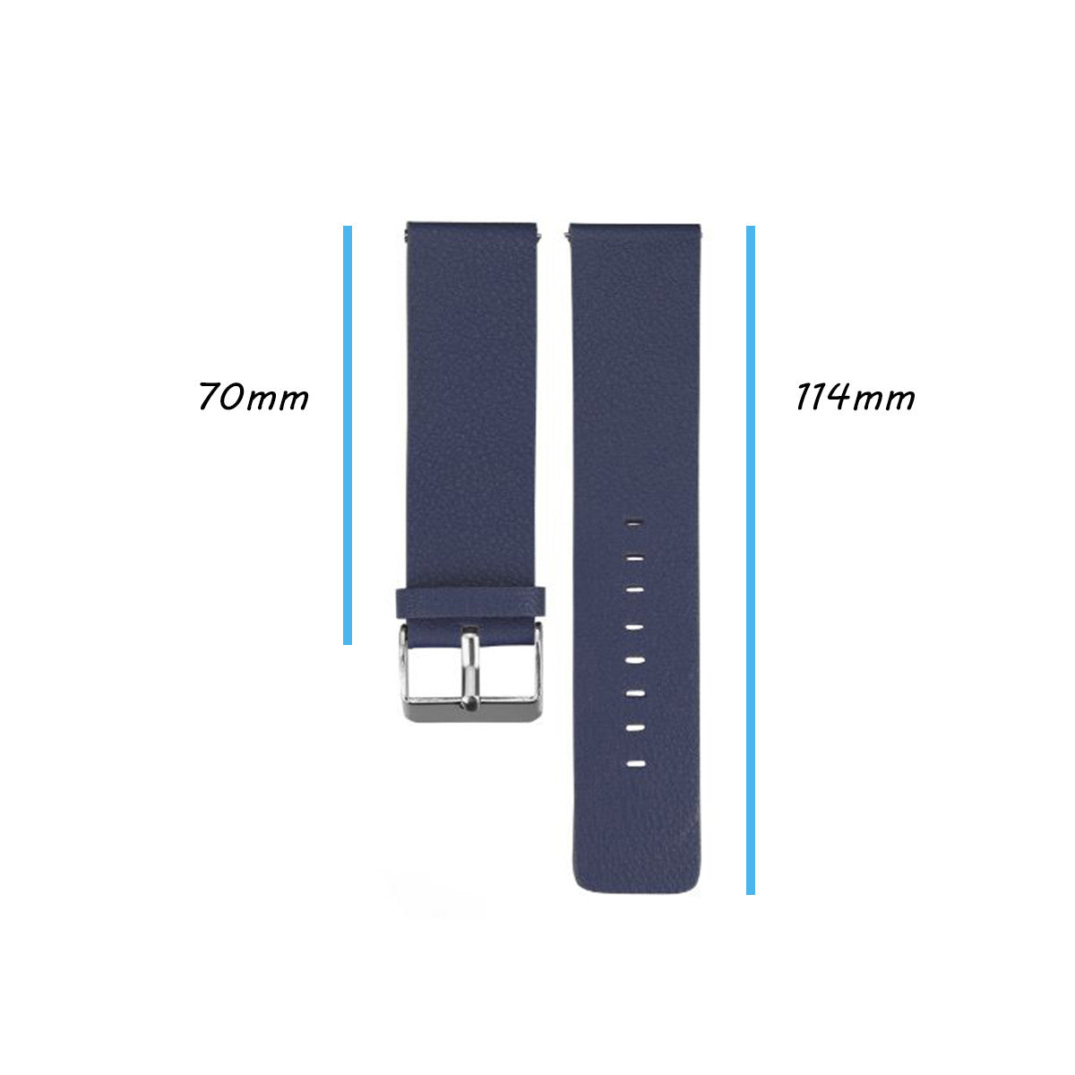 Leather Fitbit Blaze Band Replacement Strap With Stainless Buckle