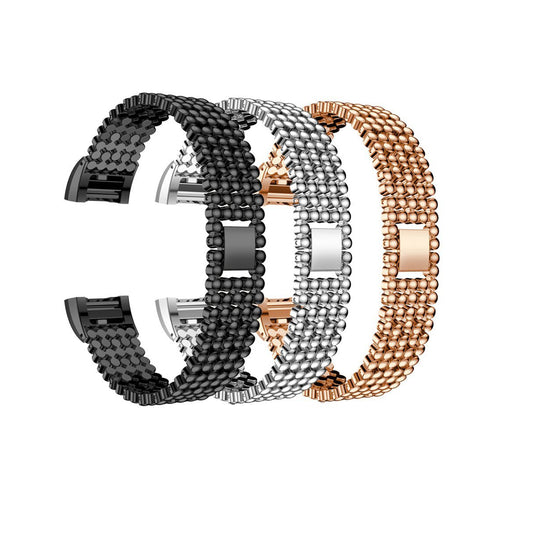 Dots Designer Stainless Fitbit Charge 2 Replacement Band