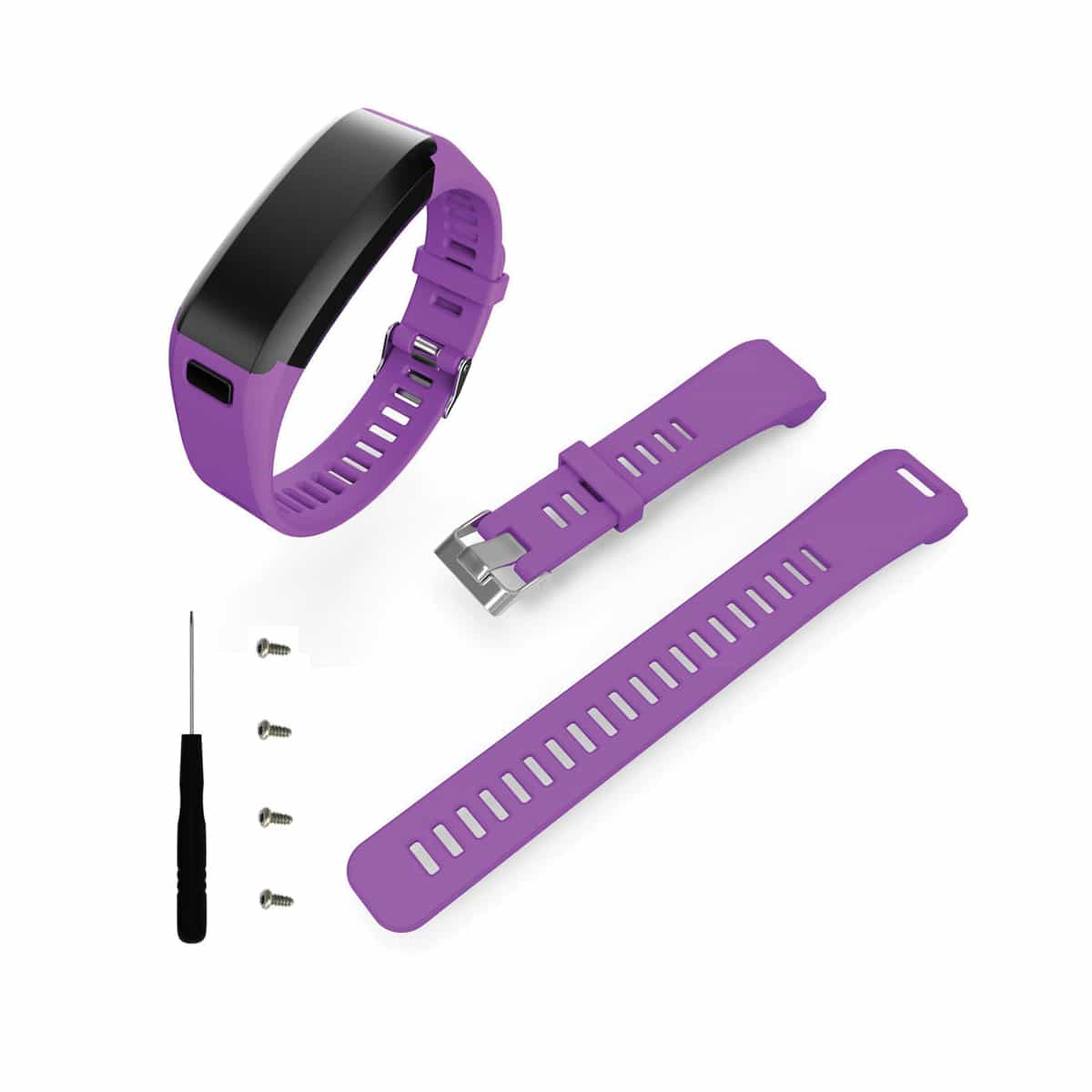 Garmin Vivosmart HR Bands Replacement Straps Changeover Kit Purple