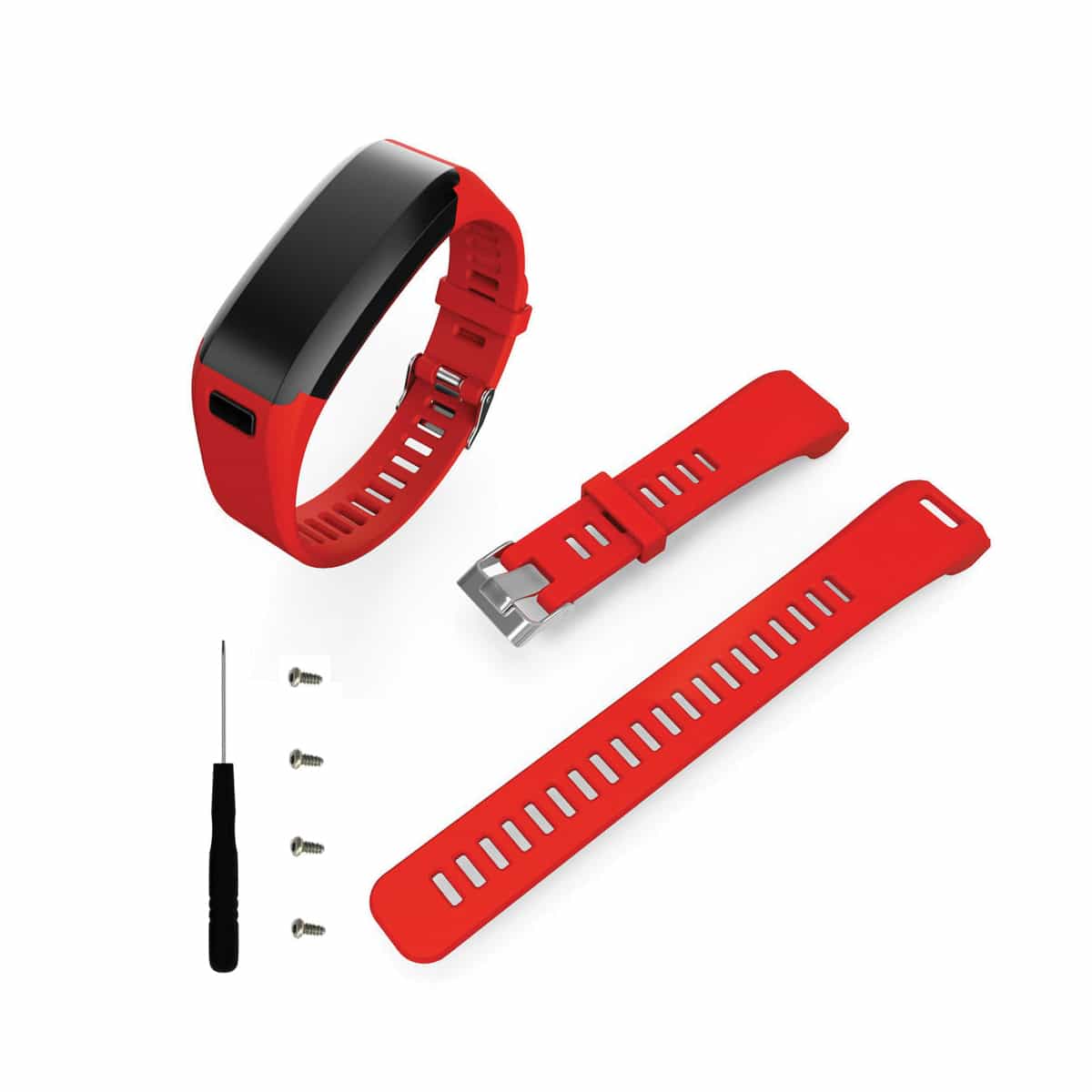 Garmin Vivosmart HR Bands Replacement Straps Changeover Kit Red
