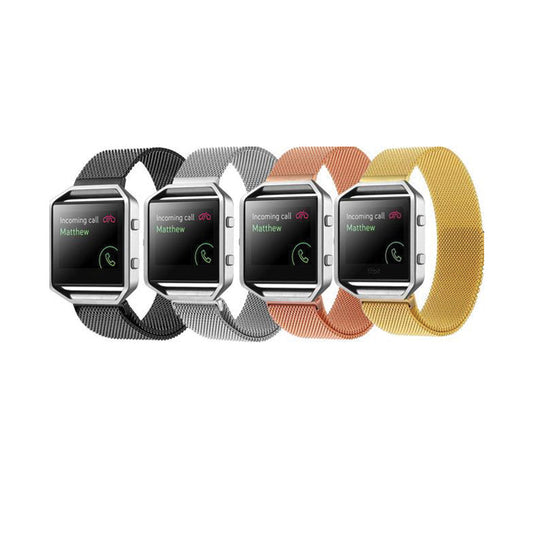 Milanese Fitbit Blaze Band Replacement Magnetic Lock With Frame