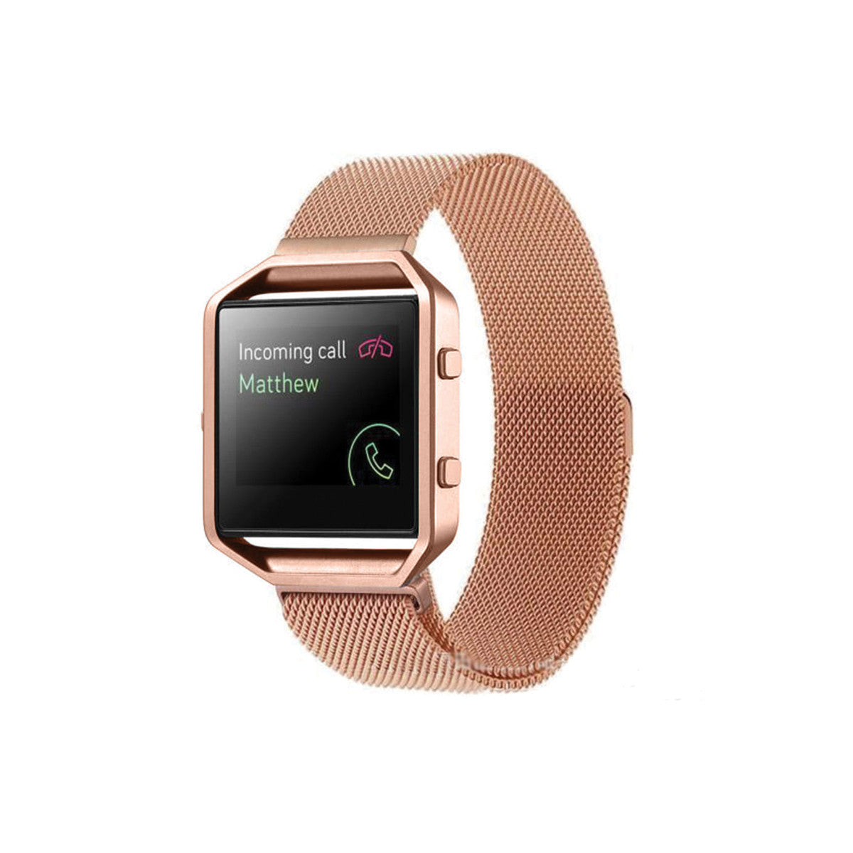 Milanese Fitbit Blaze Band Replacement Magnetic Lock With Frame