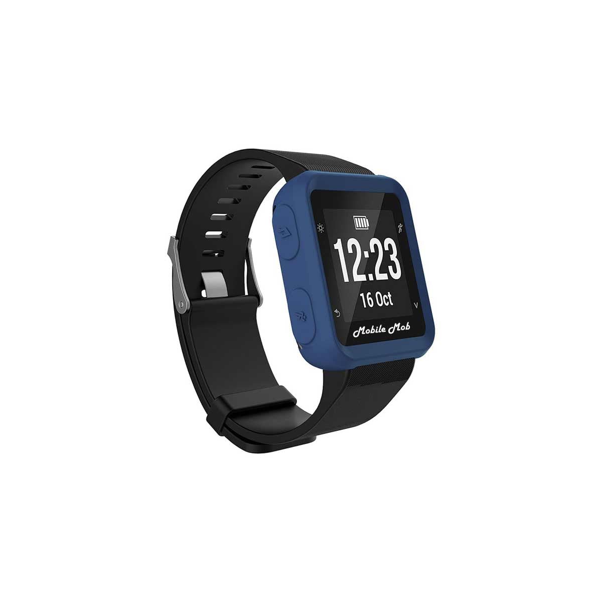 Rugged Garmin Forerunner 35 Protective Cover Case Navy