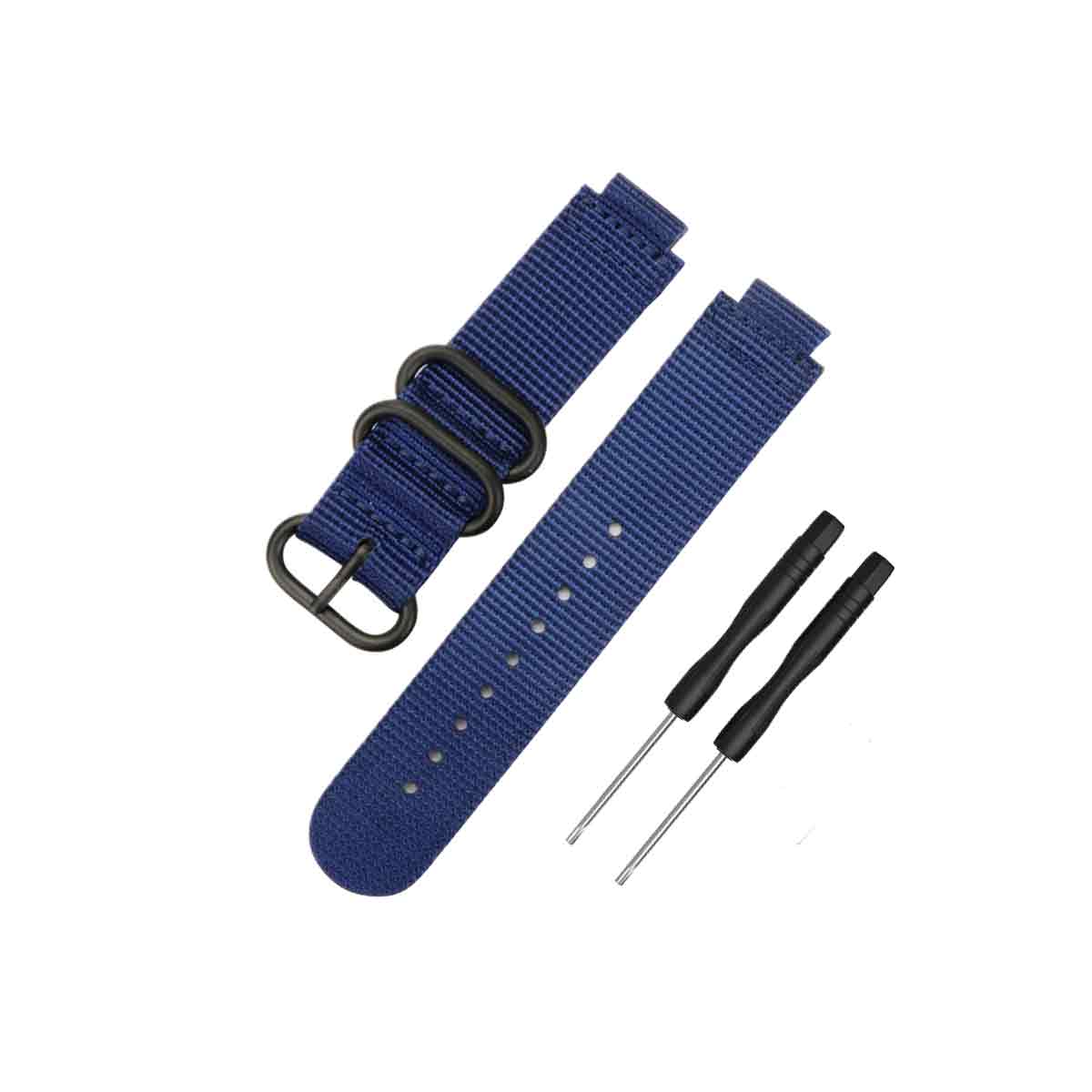 NATO Garmin Forerunner 230/235/630/220/620/735 Replacement Bands Dark Blue