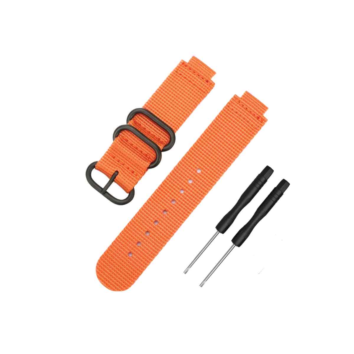 NATO Garmin Forerunner 230/235/630/220/620/735 Replacement Bands Orange