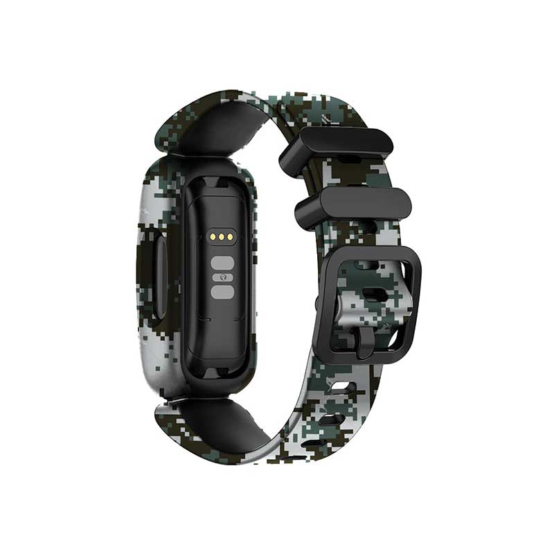 Printed Fitbit Ace 3 Replacement Bands Strap Camo  