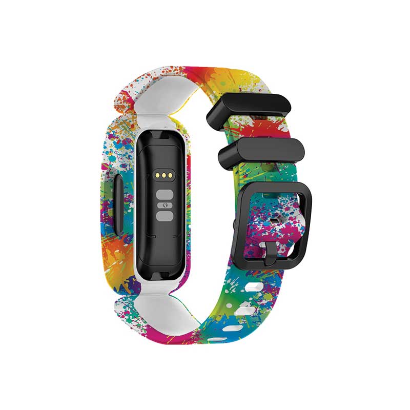 Printed Fitbit Ace 3 Replacement Bands Strap Paint Splash