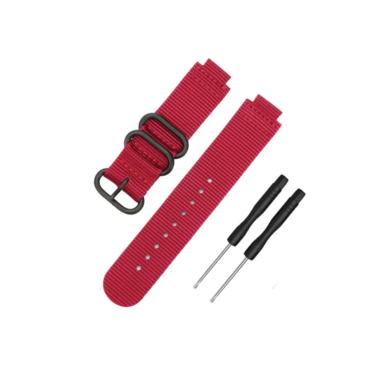 NATO Garmin Forerunner 230/235/630/220/620/735 Replacement Bands Red