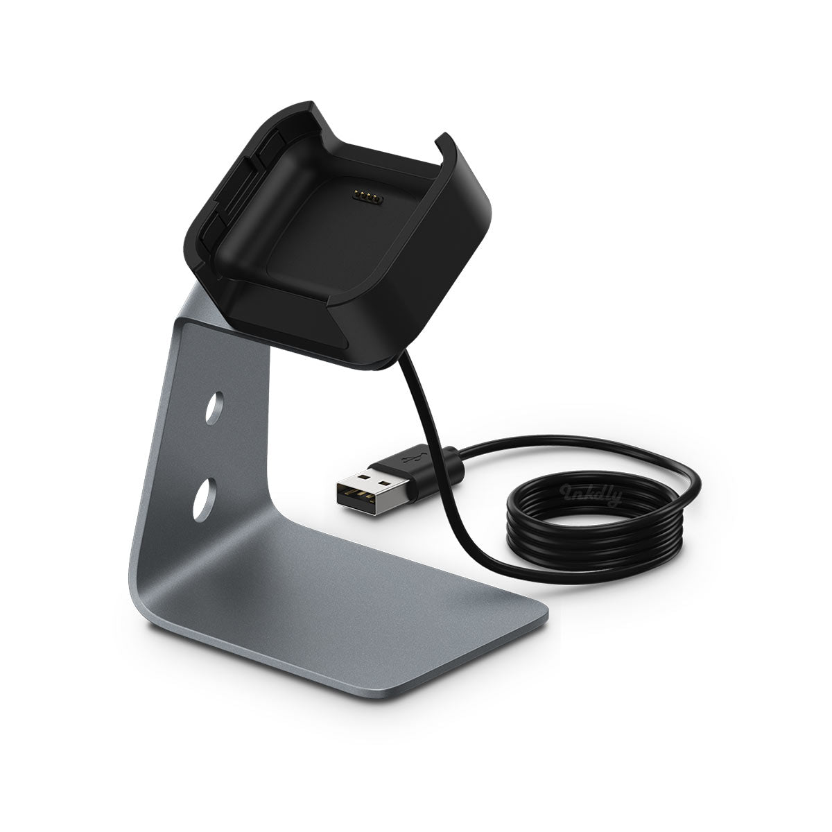 Refuel Fitbit Versa 2 Charger Stand Space Grey