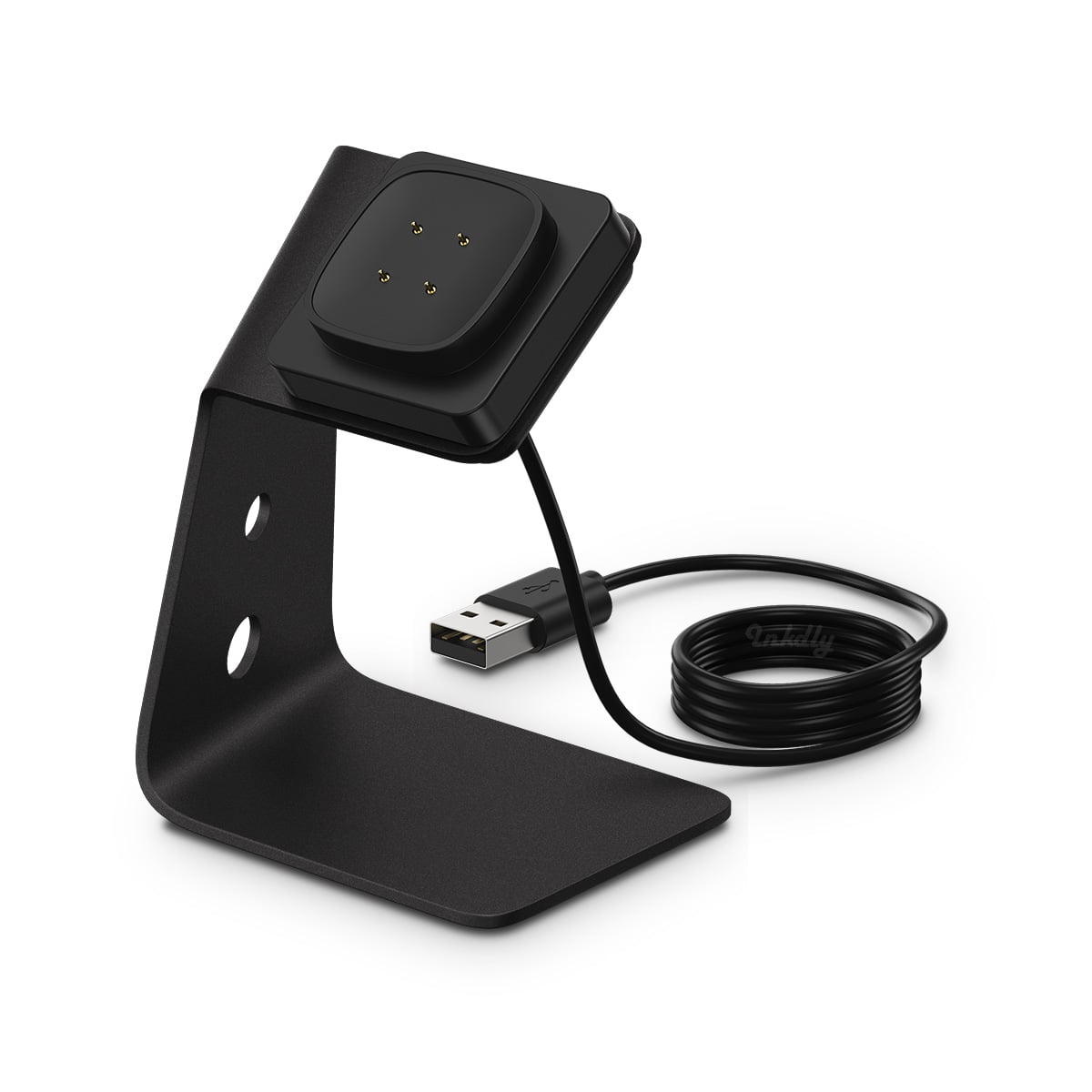 Refuel Fitbit Versa 3 & Sense Charger Stand Black  