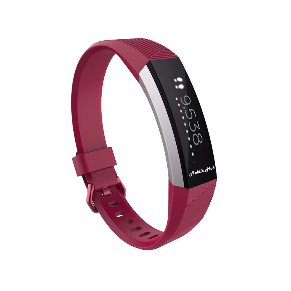 Fitbit Ace Bands Replacement Straps with Buckle (Kids Size) Rose-Red