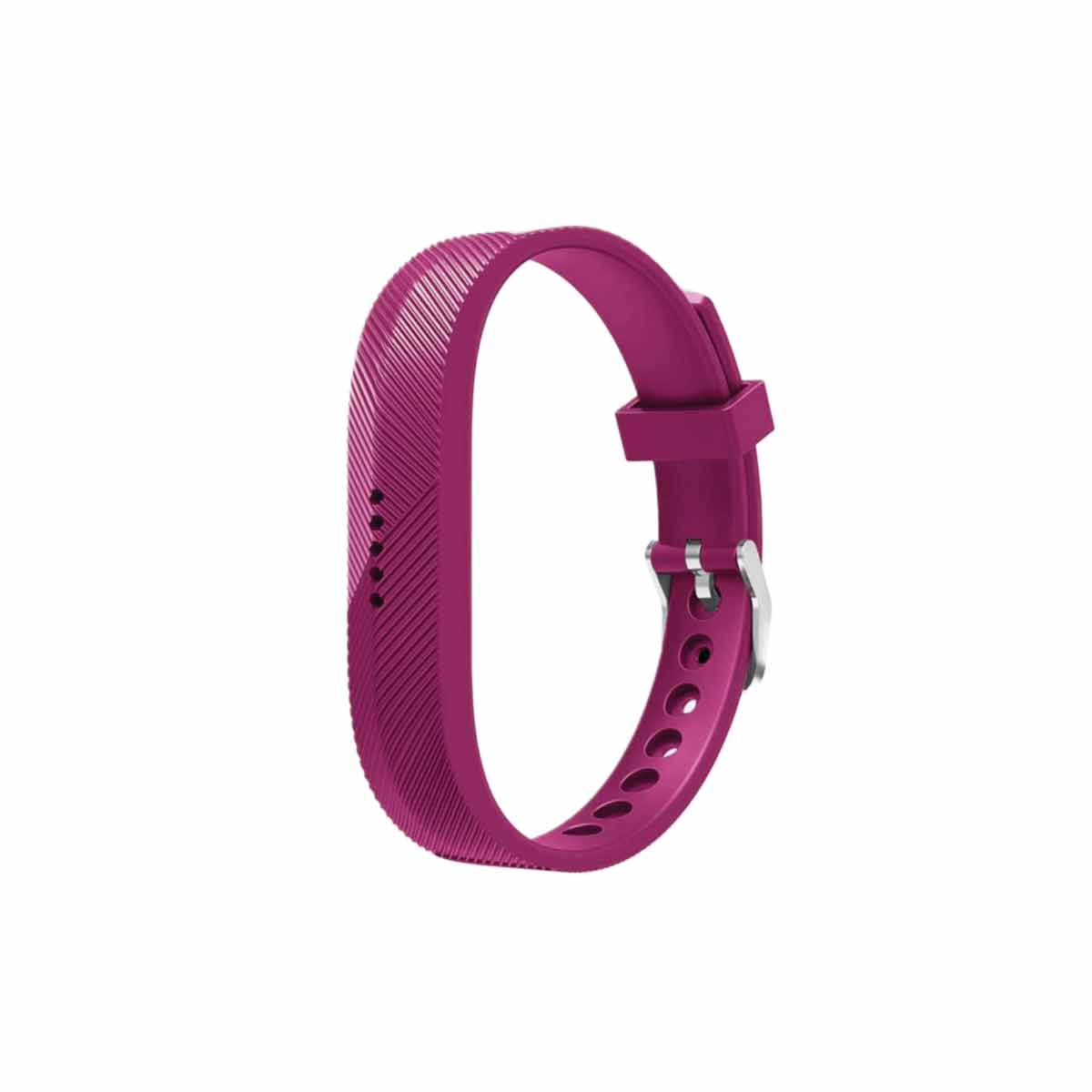 Secure Fitbit Flex 2 Band Replacement Strap with Buckle Rose Red