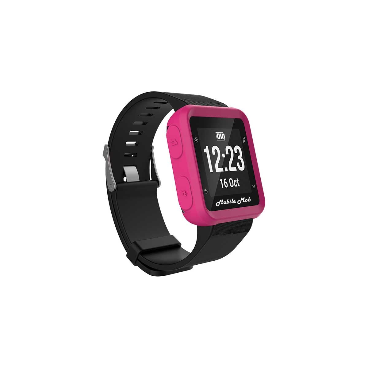 Rugged Garmin Forerunner 35 Protective Cover Case Rose-Red