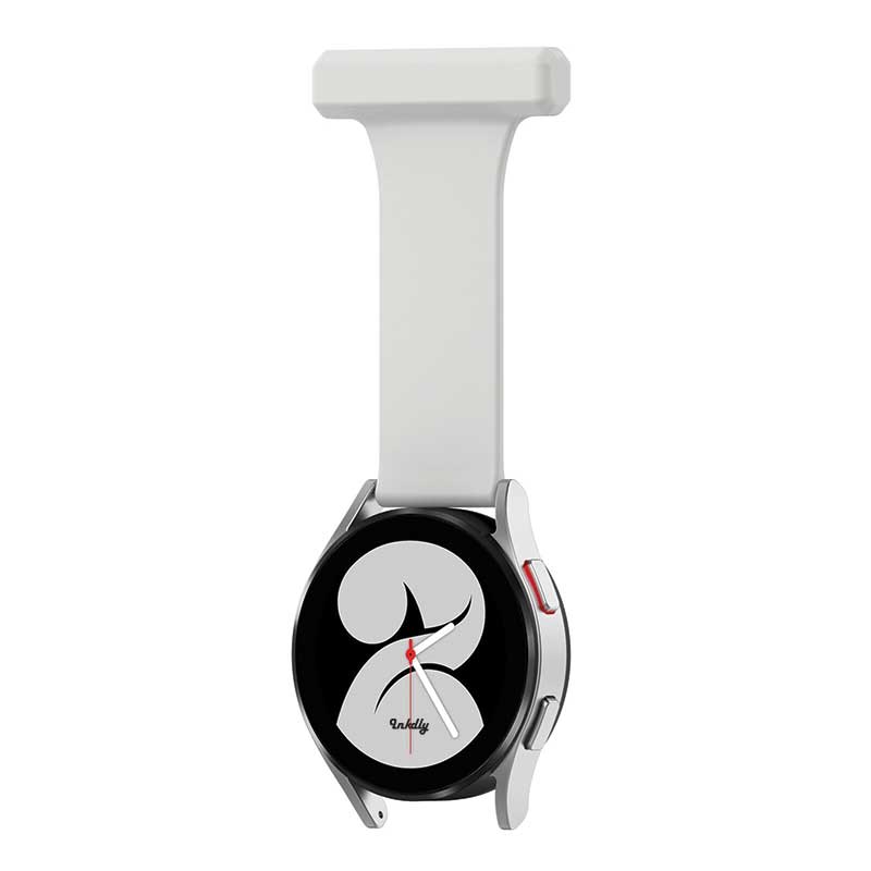 Samsung Galaxy Watch & Active Nurse Fob Clip (20mm) Light Grey