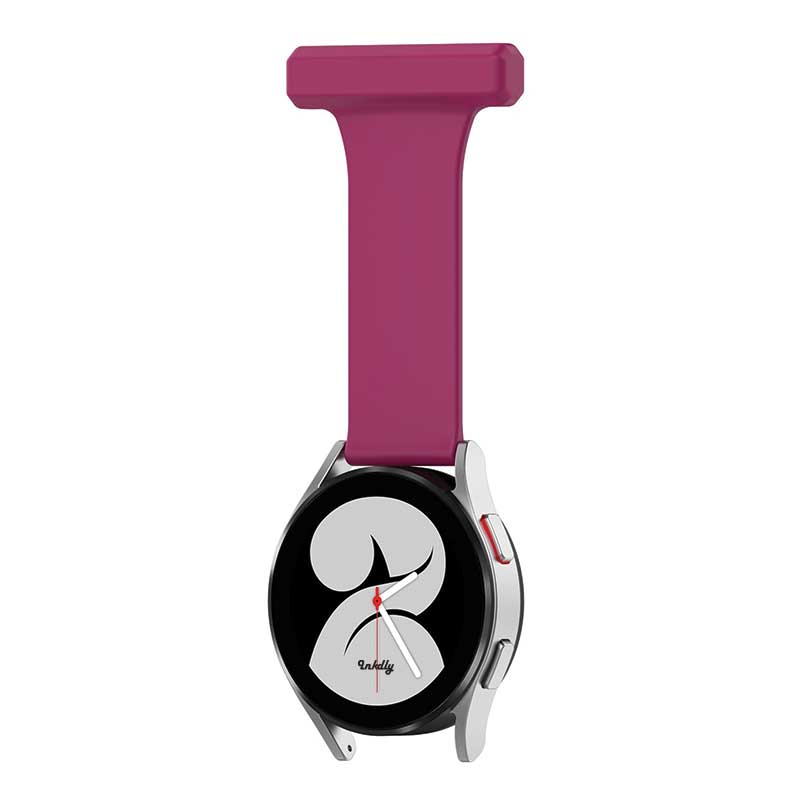 Samsung Galaxy Watch & Active Nurse Fob Clip (20mm) Wine Red  