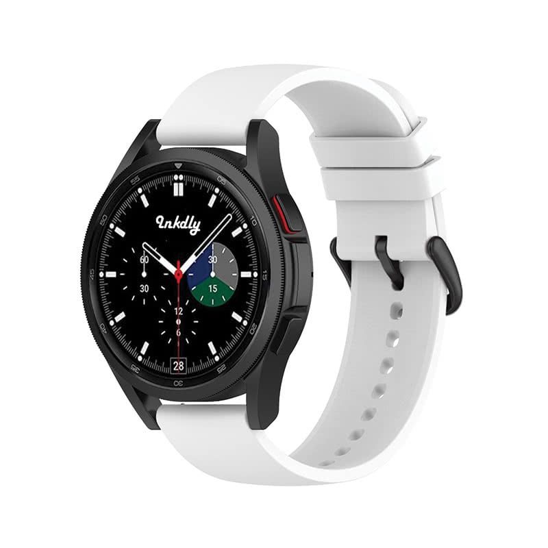Bob Samsung Galaxy Watch 4 & Watch 5 Bands Replacement Straps (20mm) White