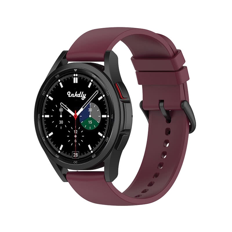 Bob Samsung Galaxy Watch 4 & Watch 5 Bands Replacement Straps (20mm) Wine Red