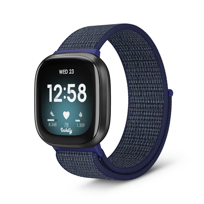 Sports Loop Fitbit Versa 3 & Sense Band Replacement Strap Deep Fog Grey