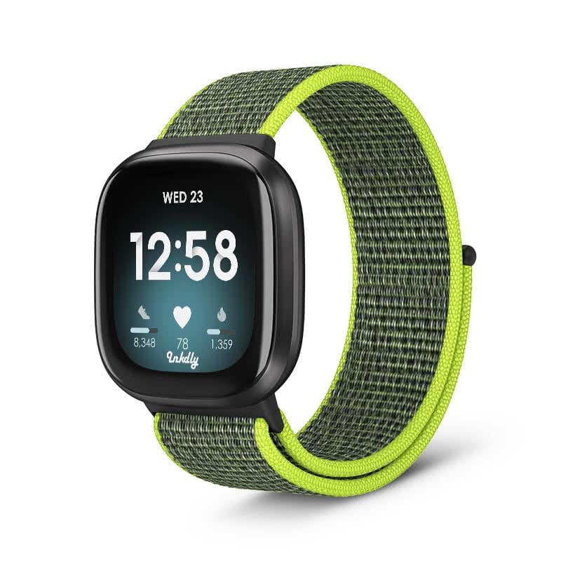 Sports Loop Fitbit Versa 3 & Sense Band Replacement Strap Bright Yellow