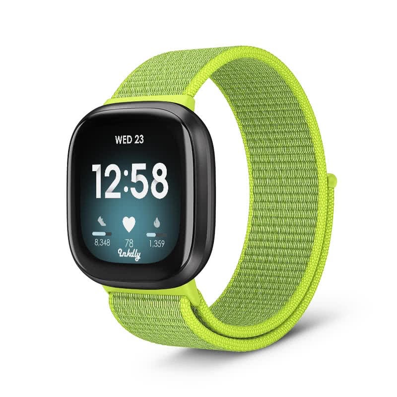 Sports Loop Fitbit Versa 3 & Sense Band Replacement Strap Light Yellow