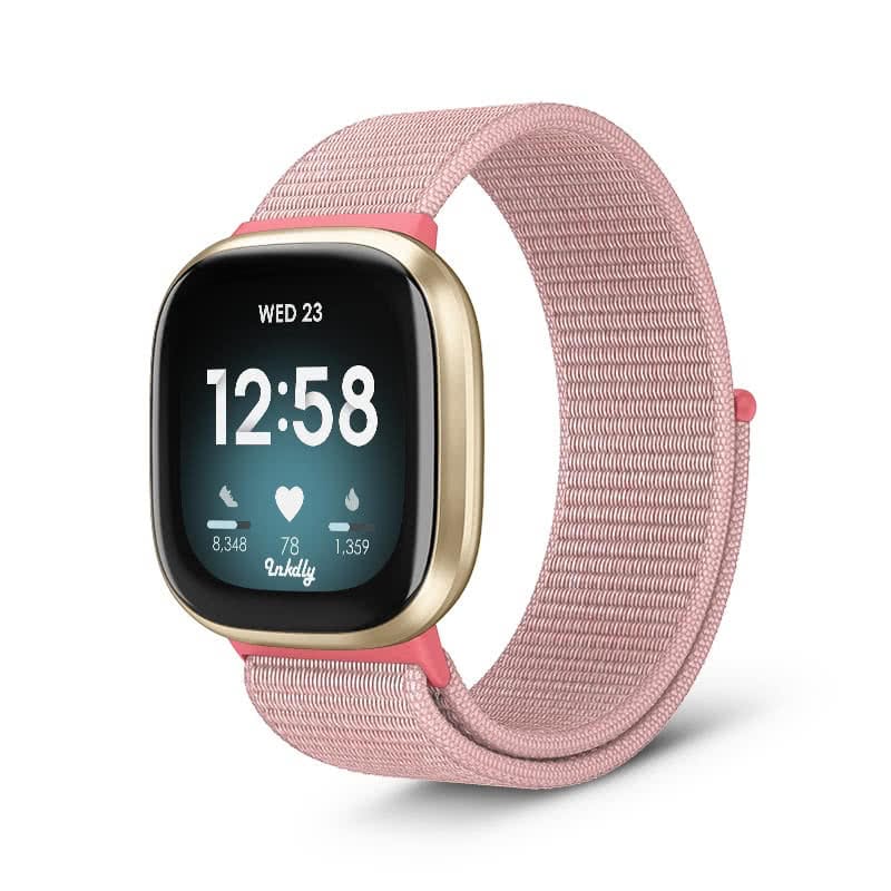 Sports Loop Fitbit Versa 3 & Sense Band Replacement Strap Pearl Powder