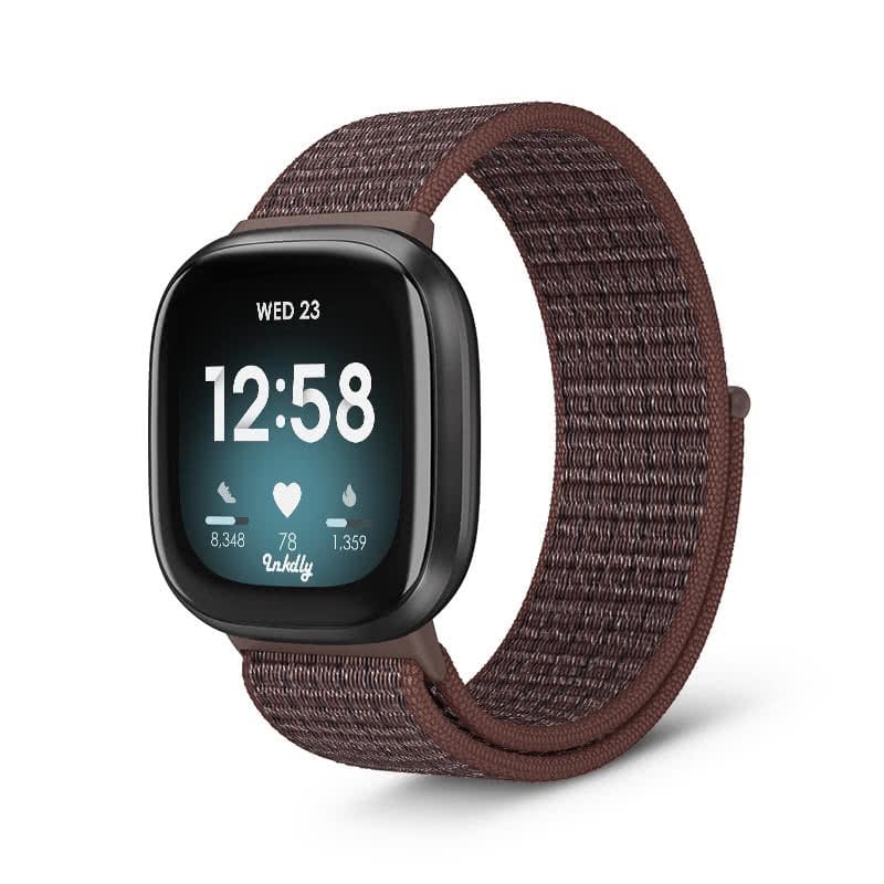 Sports Loop Fitbit Versa 3 & Sense Band Replacement Strap Smoke Purple