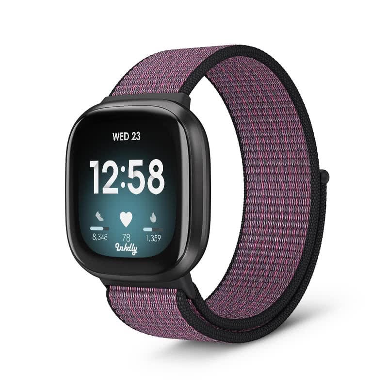 Sports Loop Fitbit Versa 3 & Sense Band Replacement Strap Ripe Strawberry