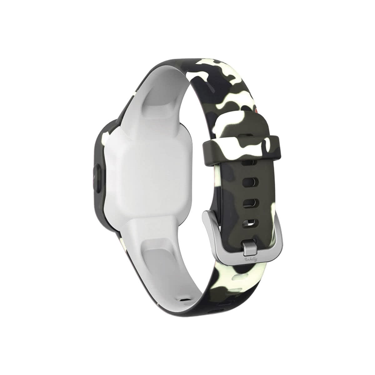 Printed Garmin Vivofit Jr 3 Replacement Bands Strap Camo White + Grey