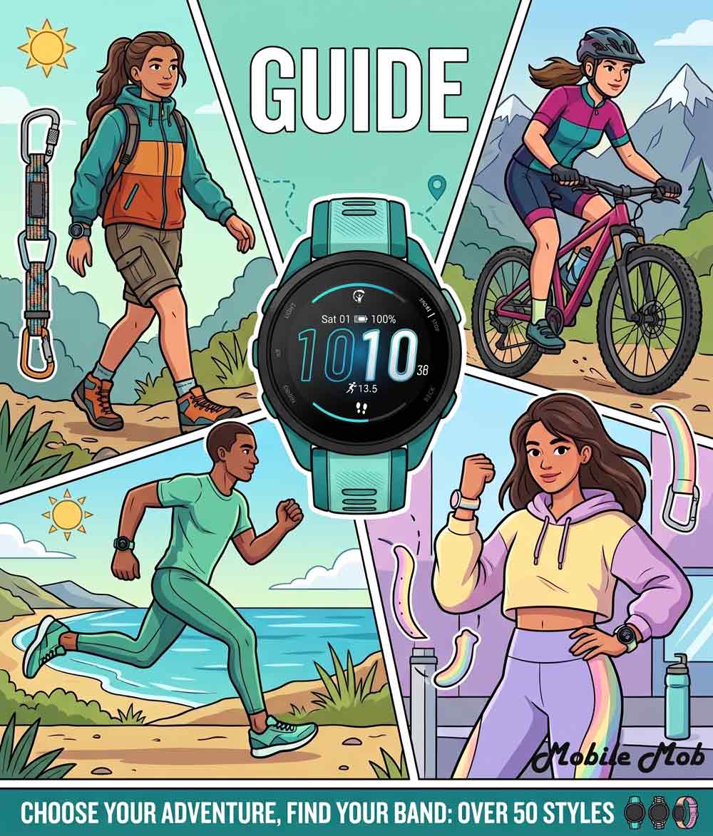 Garmin Forerunner 165 Bands: 20mm Sizing Guide