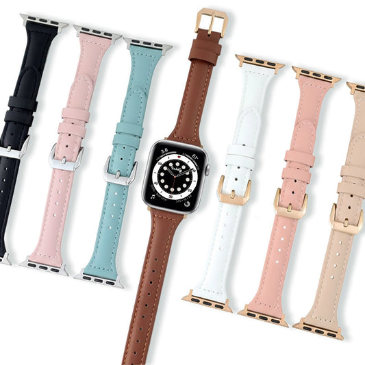 Abbie Leather Apple Watch Series 6 Bands Replacement