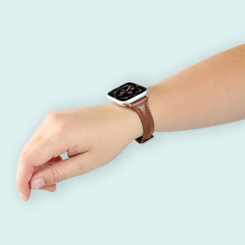 Abbie Leather Apple Watch Bands Replacement Strap