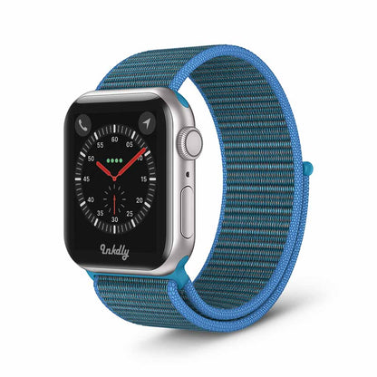 Apple Watch Series 3 Sports Loop Band Replacement 38mm Chrysanthemum Blue