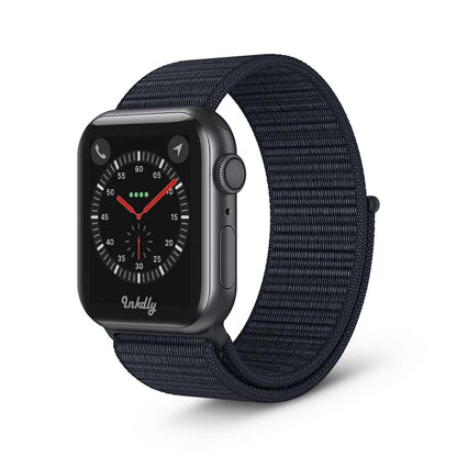 Apple Watch Series 3 Sports Loop Band Replacement 38mm Deep Black