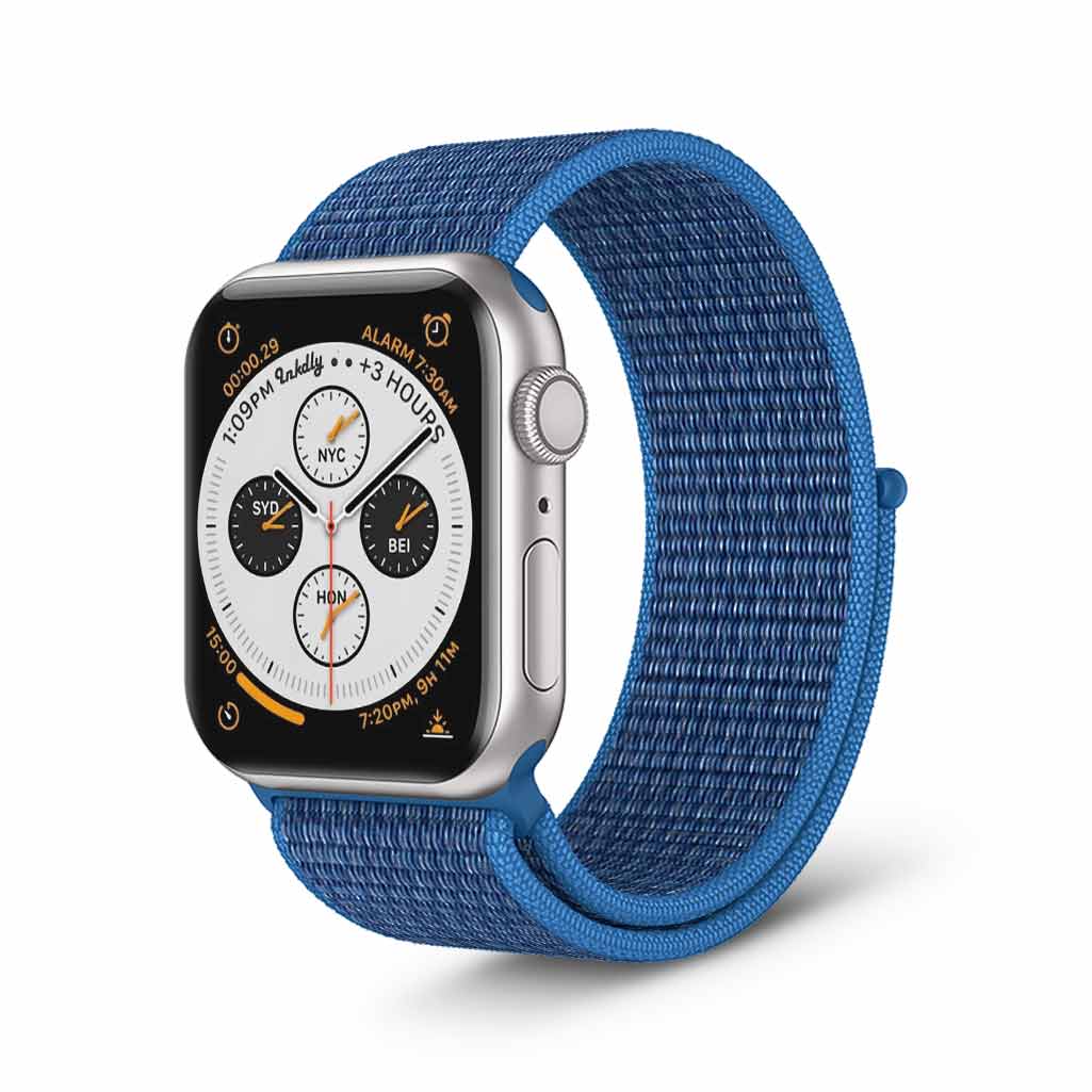 Apple Watch Series 4 Sports Loop Band Replacement 40mm Cape Cod Blue