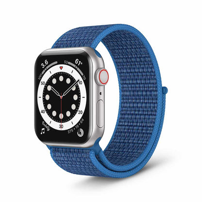 Apple Watch Series 6 Sports Loop Bands Replacement 40mm Cape Cod Blue