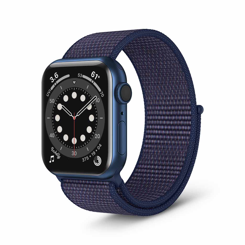 Apple Watch Series 6 Sports Loop Bands Replacement 40mm Indigo