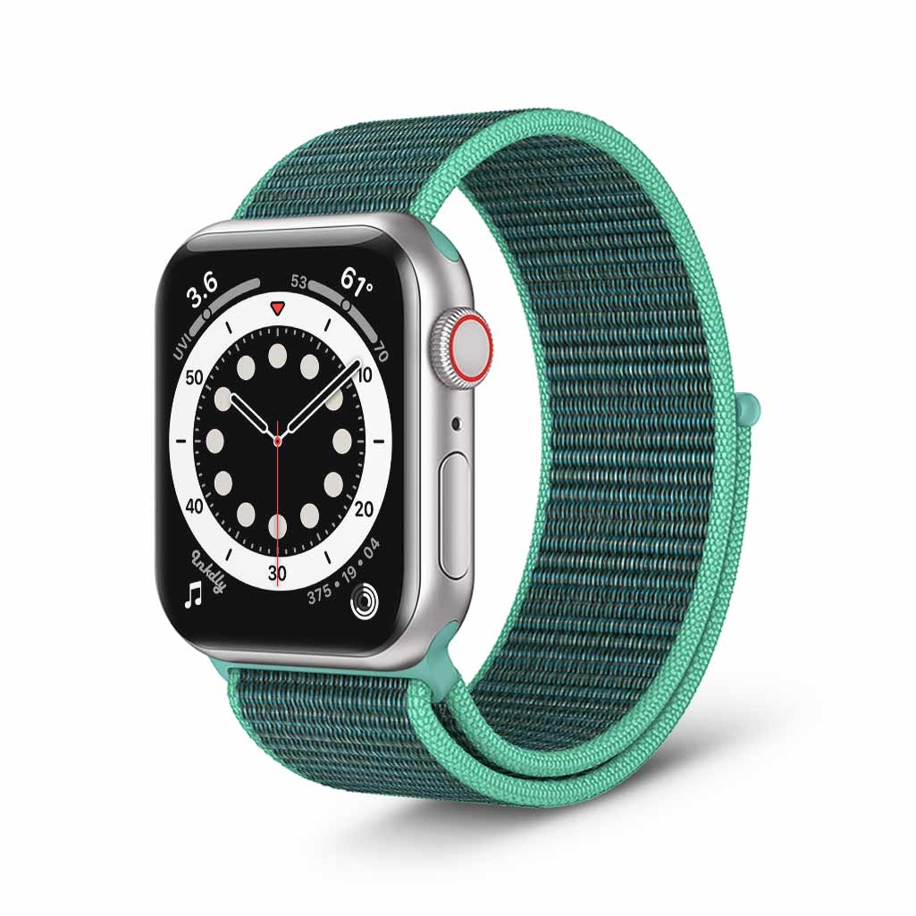Apple Watch Series 6 Sports Loop Bands Replacement 40mm Lulan Green