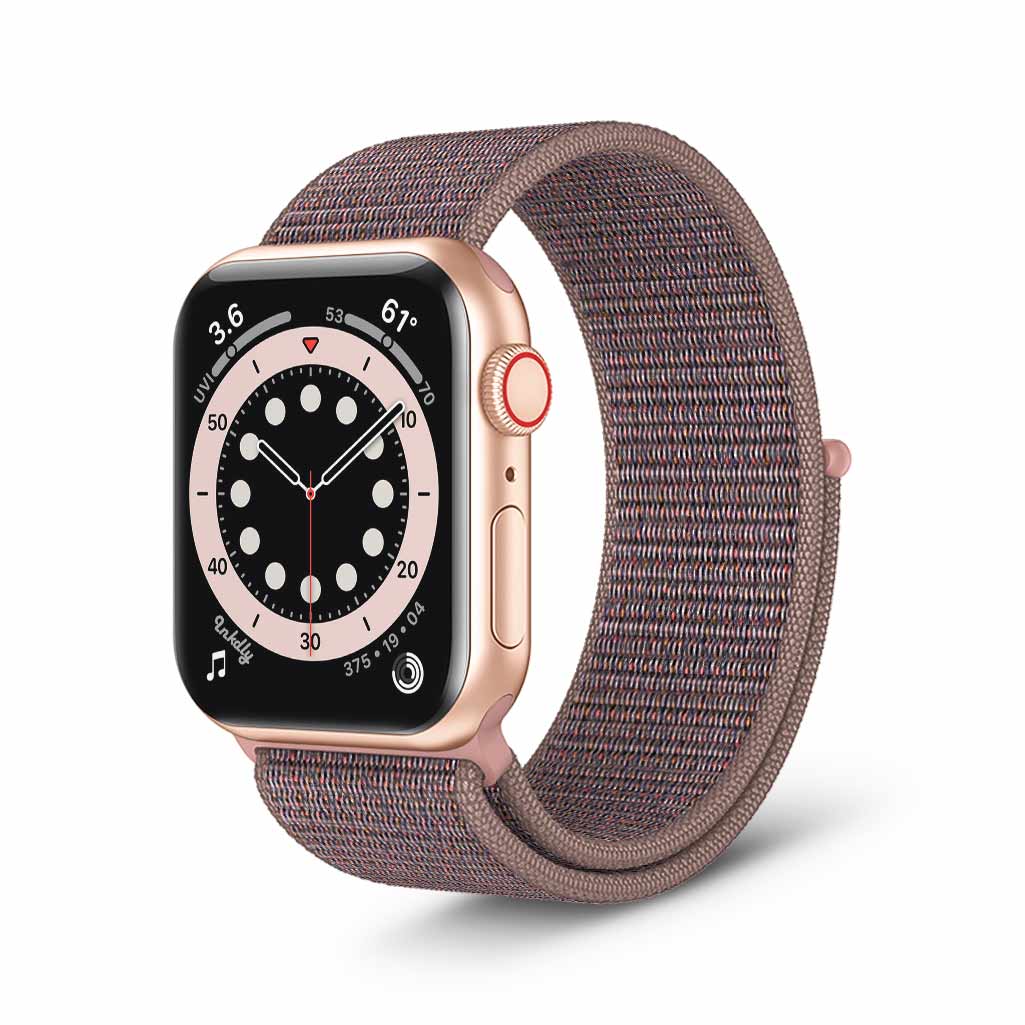 Apple Watch Series 6 Sports Loop Bands Replacement 40mm Pink Sand