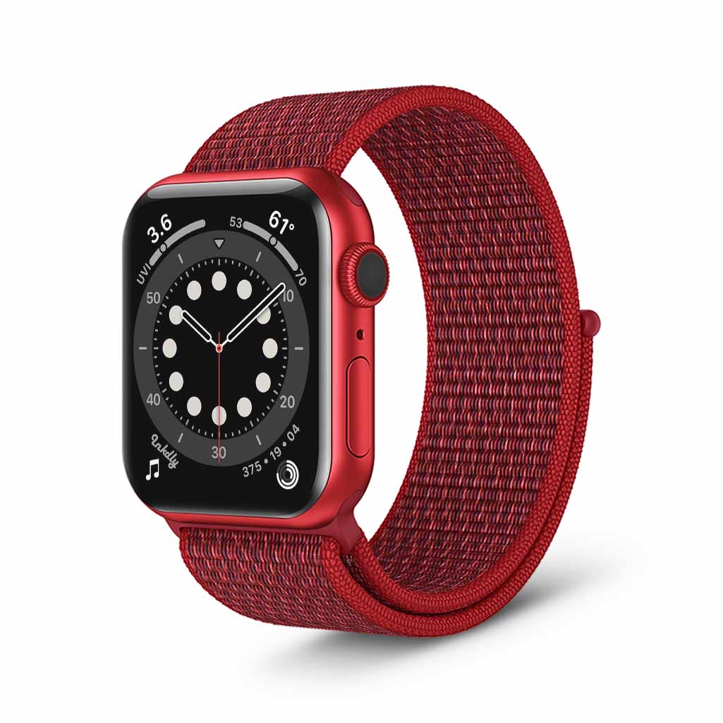 Apple Watch Series 6 Sports Loop Bands Replacement 40mm Red