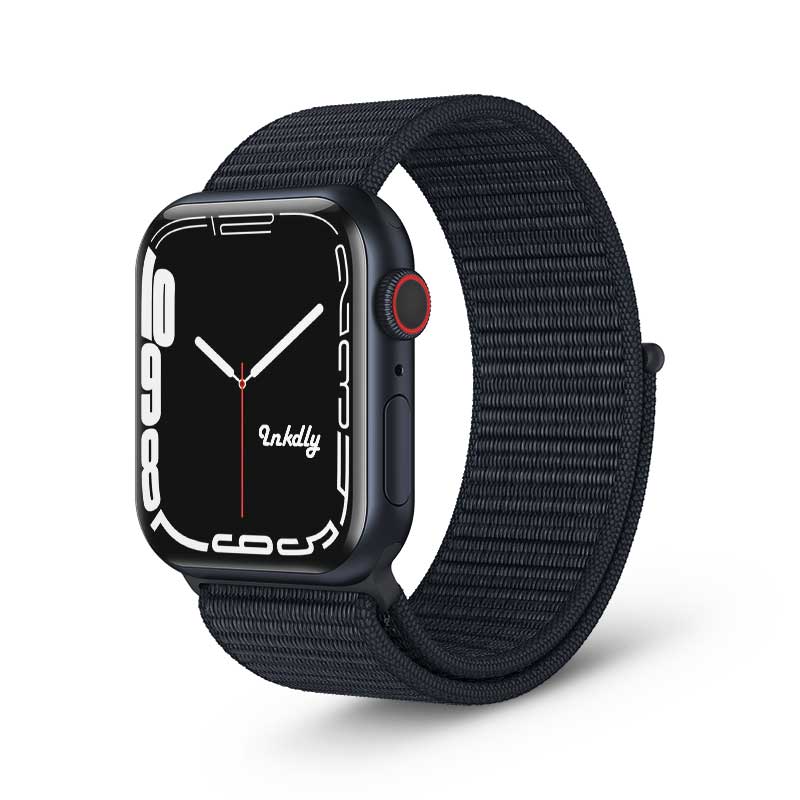 Apple Watch Series 7 Sports Loop Bands Replacement 41mm Deep Black