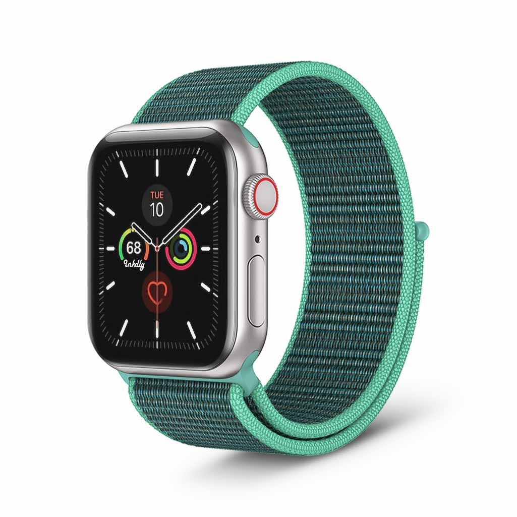 Apple Watch Series 5 Sports Loop Bands Replacement 40mm Lulan Green