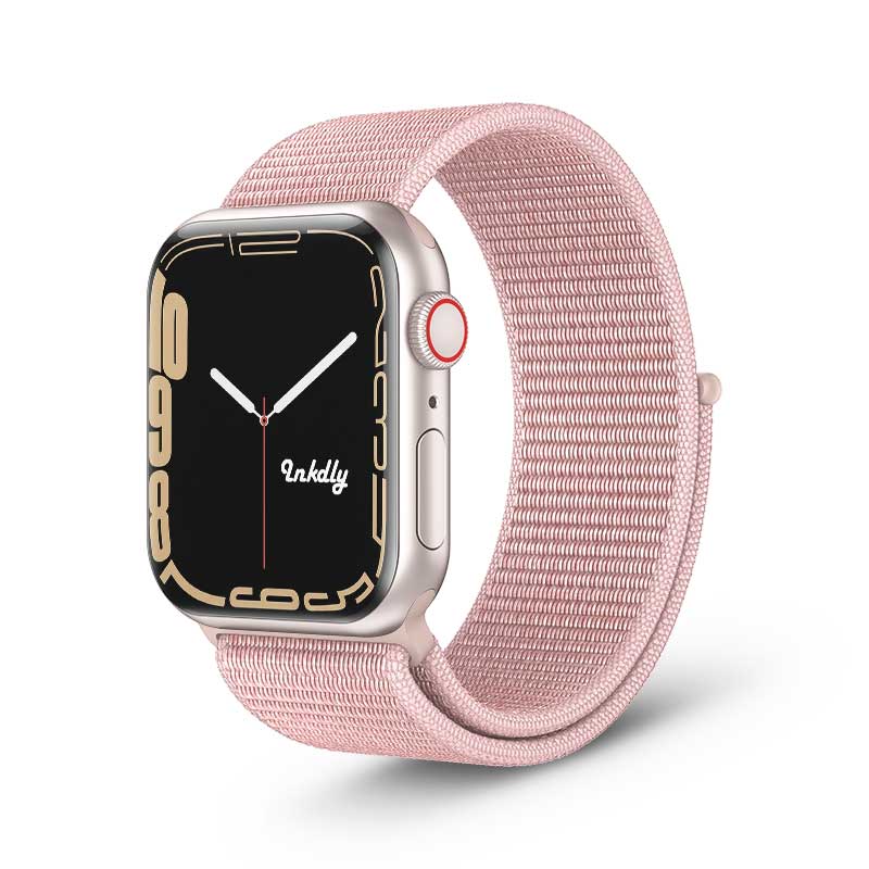 Apple Watch Series 7 Sports Loop Bands Replacement 41mm Pearl Pink