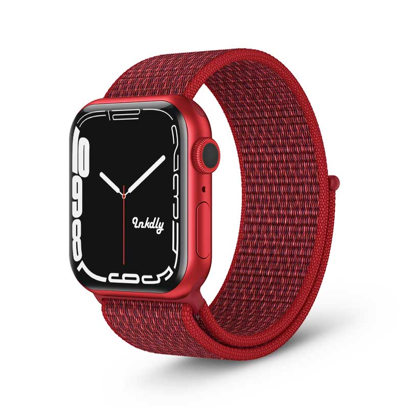 Apple Watch Series 7 Sports Loop Bands Replacement 41mm Red
