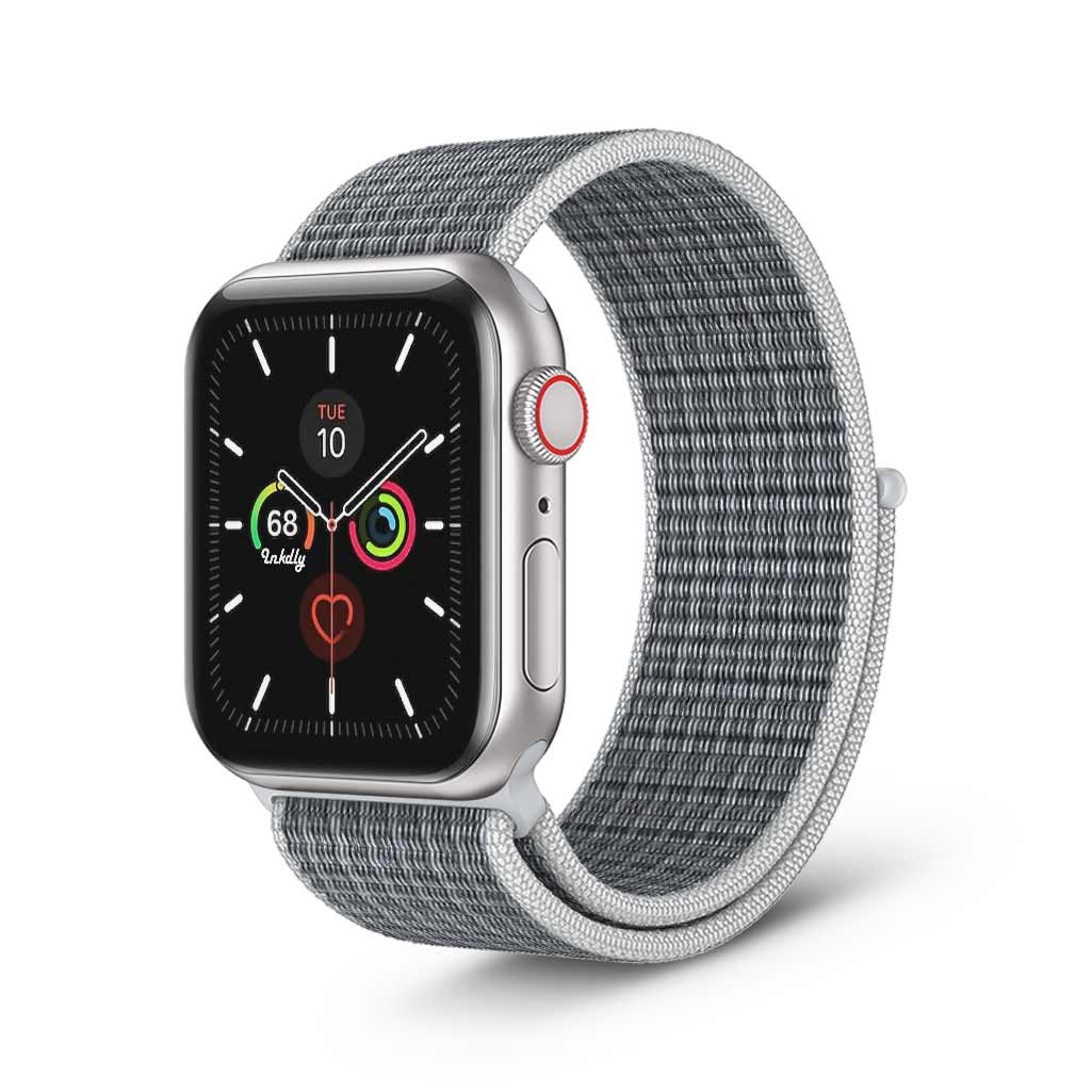 Apple Watch Series 5 Sports Loop Bands Replacement 40mm Summit White