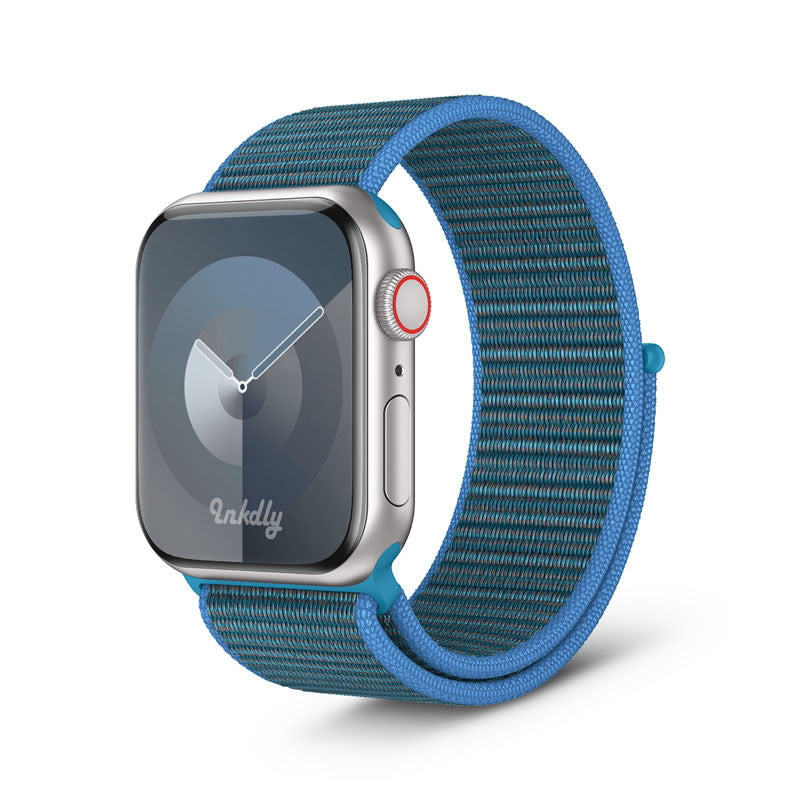 Apple Watch Series 9 Sports Loop Bands Replacement 41mm Chrysanthemum Blue