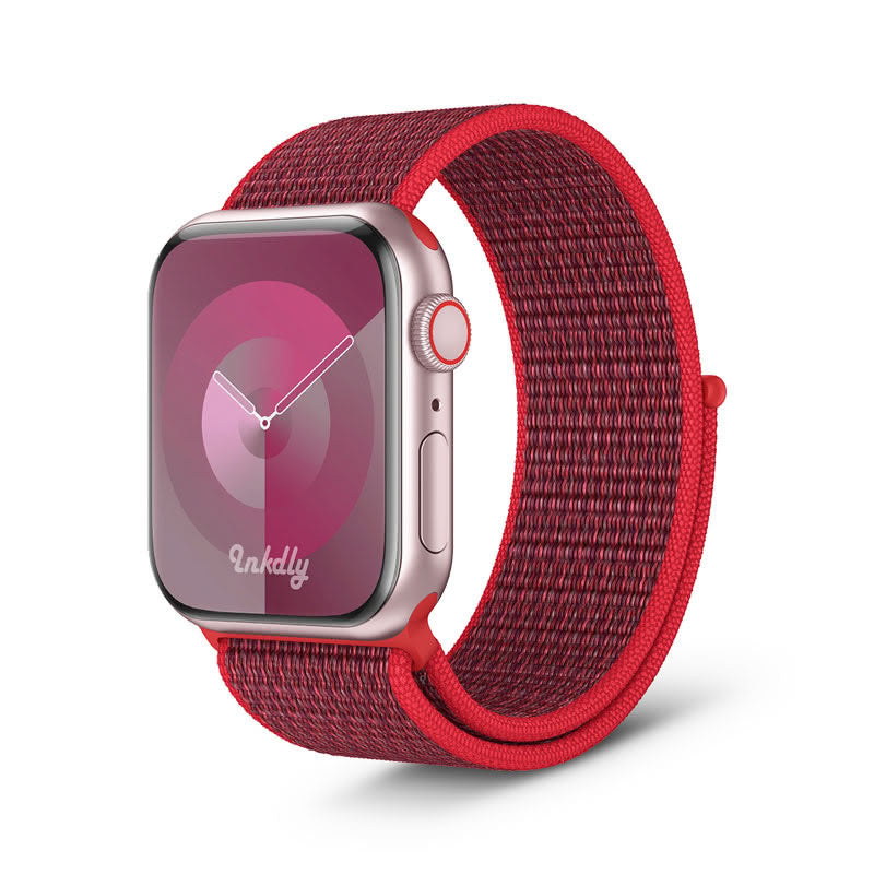 Apple Watch Series 9 Sports Loop Bands Replacement 41mm Hibiscus