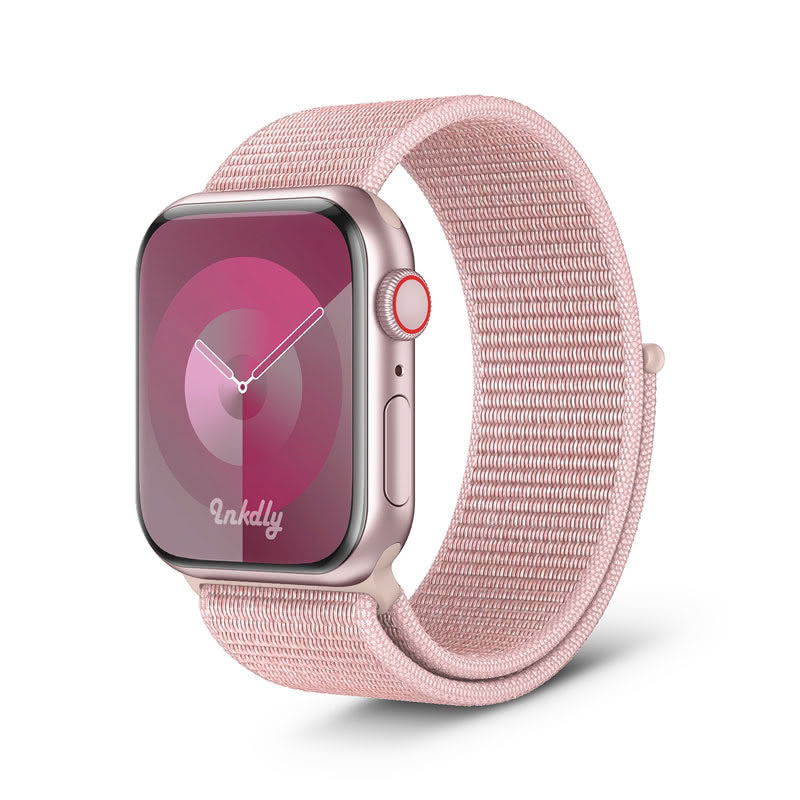 Apple Watch Series 9 Sports Loop Bands Replacement 41mm Pearl Pink
