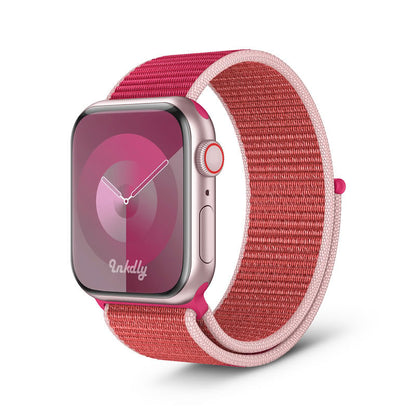 Apple Watch Series 9 Sports Loop Bands Replacement 41mm Pomegranate