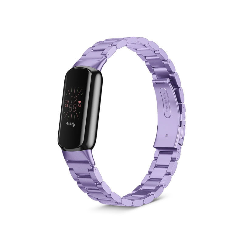 Boss Fitbit Luxe Band Replacement Stainless Link Light Purple  
