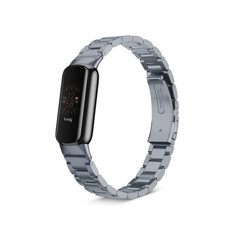 Boss Fitbit Luxe Band Replacement Stainless Link Space Grey  
